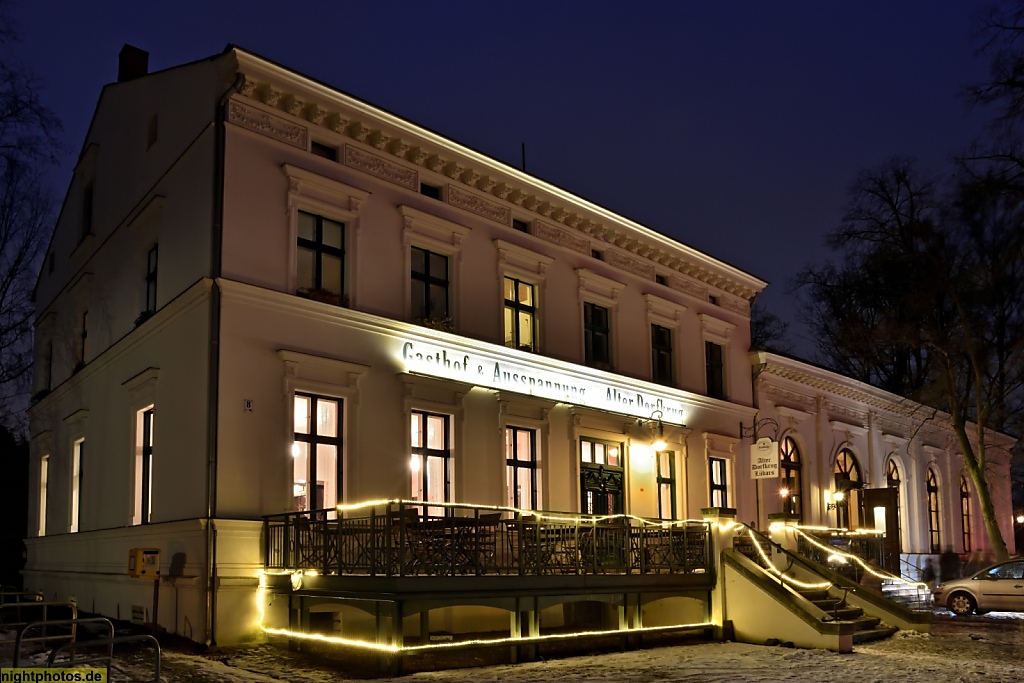 Berlin Lübars Gasthof Alter Dorfkrug mit Veranstaltungsraum LabSaal erbaut 1899