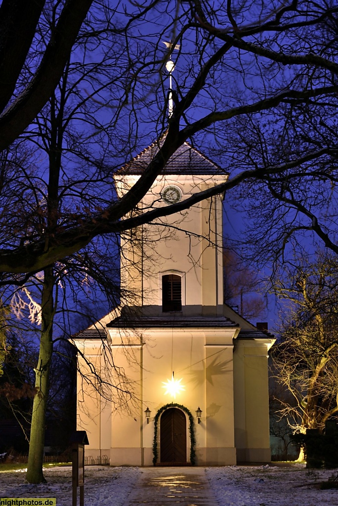 Berlin Lübars Dorfkirche erbaut 1791-1794