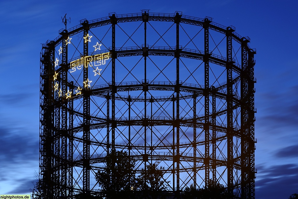 Berlin Schöneberg Gasometer erbaut 1908-1911