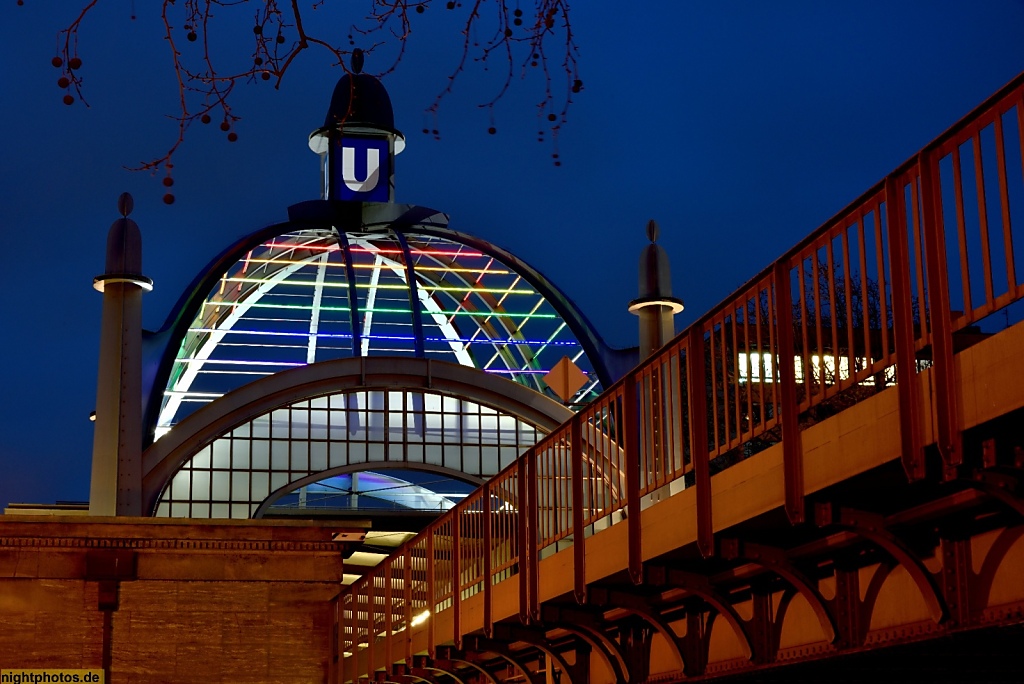 Berlin Schöneberg U-Bahnhof Nollendorfplatz Hochbahn