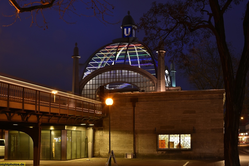 Berlin Schöneberg U-Bahnhof Nollendorfplatz Hochbahn