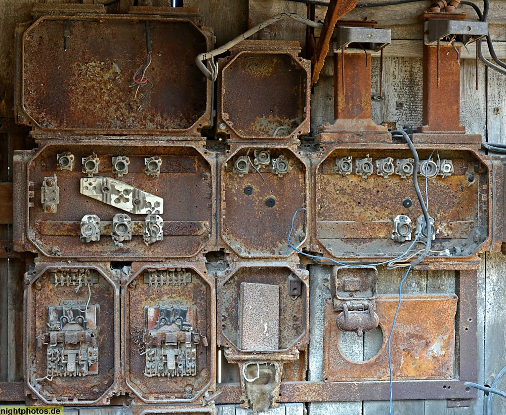 Rüdersdorf Kalkstein-Tagebau Elektroverteilung