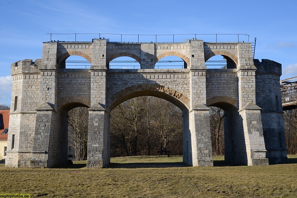 Rüdersdorf Kalkstein-Tagebau Seilscheibenpfeiler