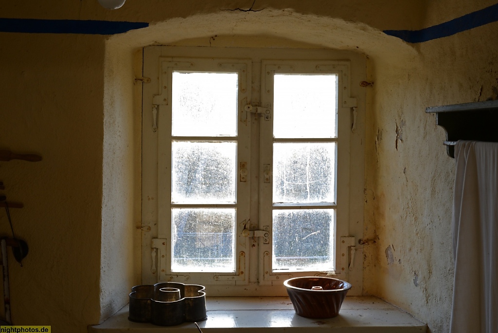 Rüdersdorf Kalkstein-Tagebau Wohnung des Kalkbrennmeister Küche