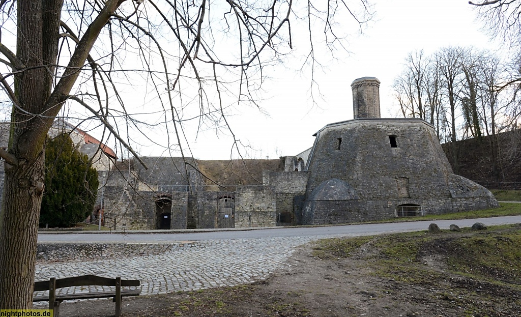 Rüdersdorf Kalkstein-Tagebau Kammerofenanlage von 1666 Rumfordofen von 1804