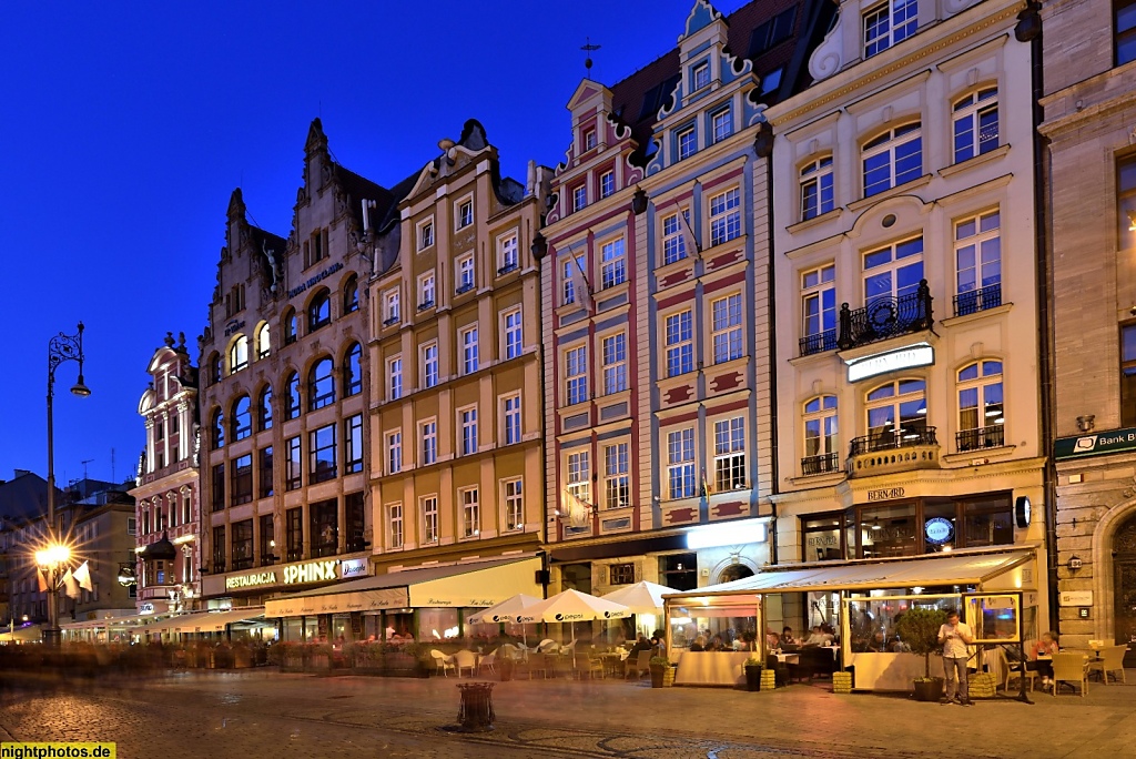 Wrocław Breslau Großer Markt Rynek 36-41