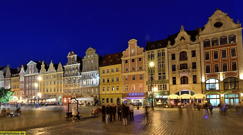 Wrocław Breslau Großer Markt Rynek 28-12 Südseite