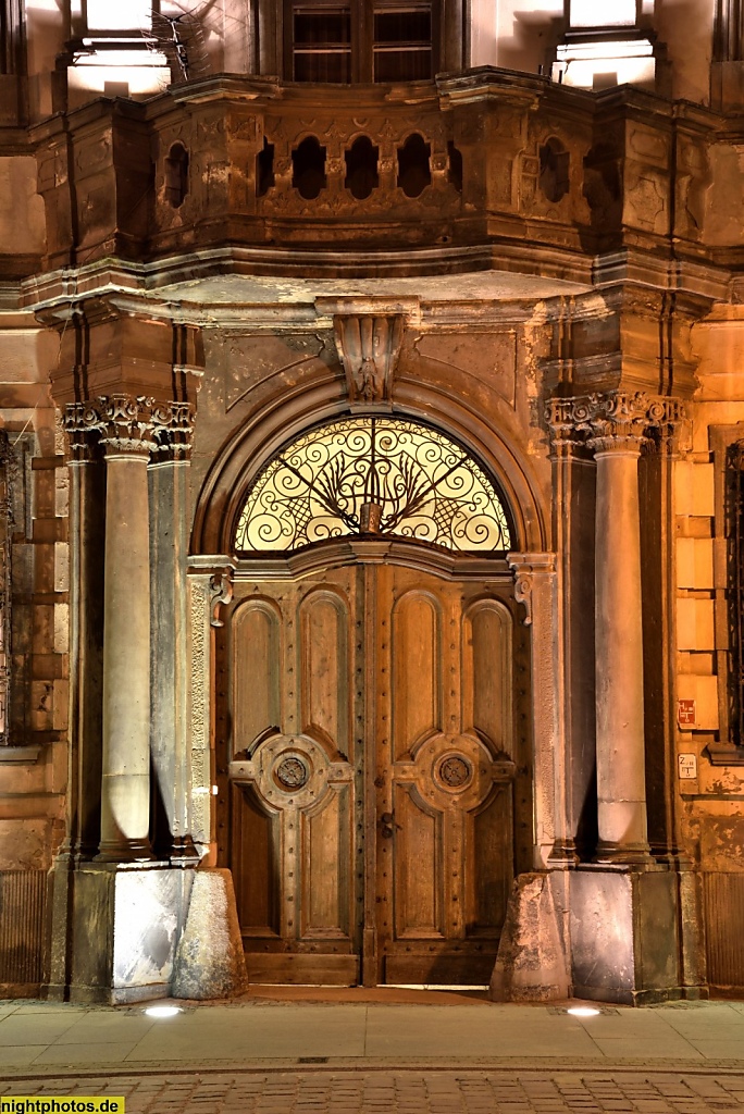 Wrocław Breslau St Joseph Konvikt der Universität Steffensches Haus erbaut 1734-1735 Portal