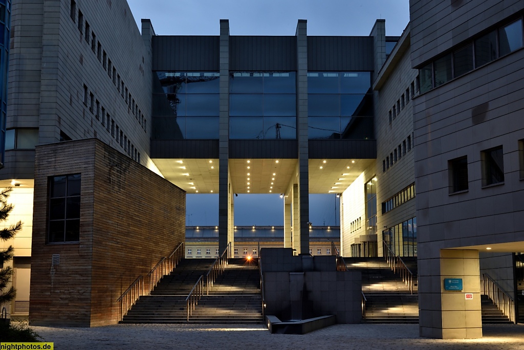 Wrocław Breslau Universitätsbibliothek auf dem Campus Biblioteki Uniwersyteckiej