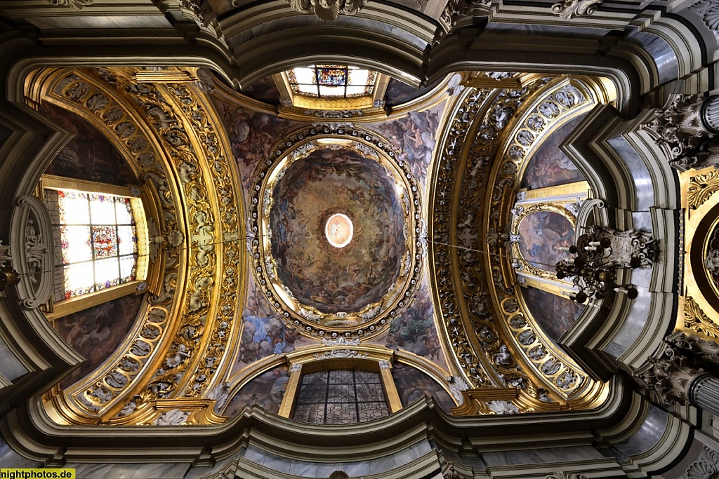 Wrocław Breslau Kathedrale St Johannes der Täufer Breslauer Dom Elisabethkapelle angebaut 1671-1682 Deckenmalerei