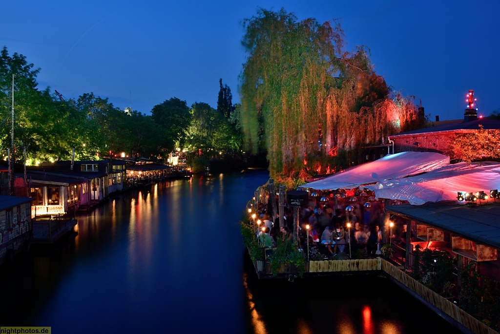 Berlin Treptow Freischwimmer und Club der Visionäre am Flutgraben