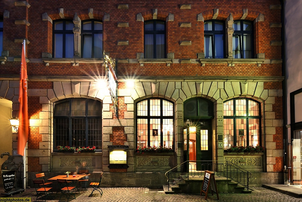 Fulda Hotel und Restaurant Ritter erbaut 1890 im Stil der Neorenaissance