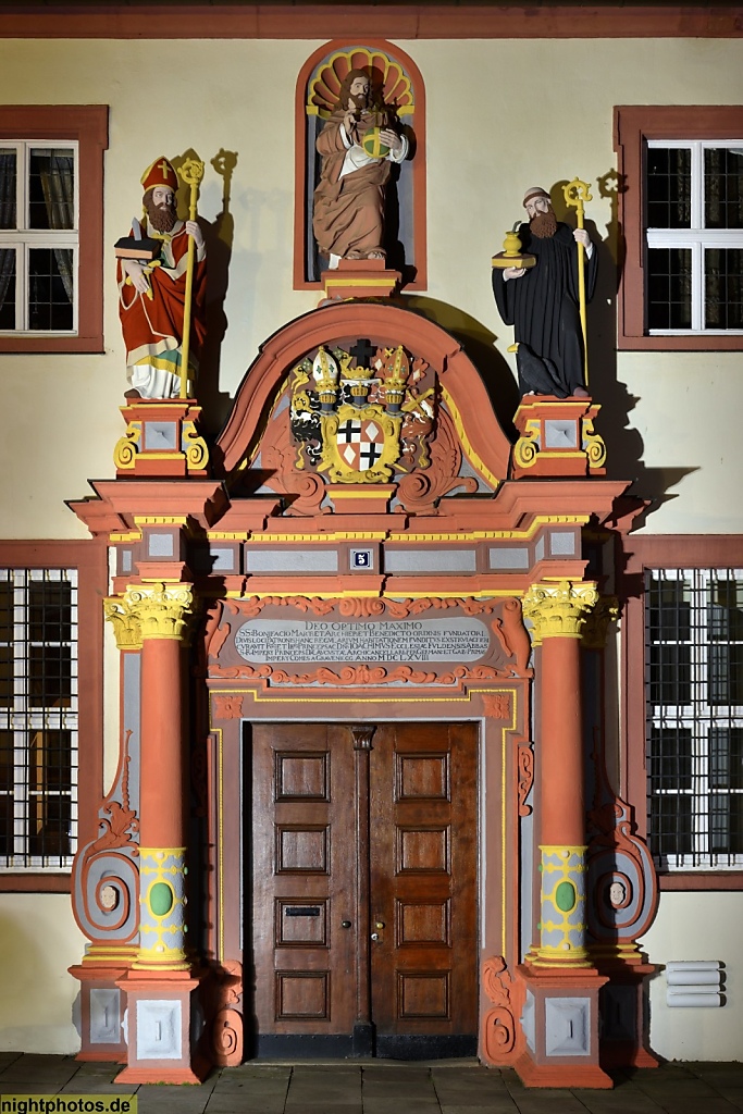 Fulda Konventsbau des ehemaligen Benedektinerkloster erbaut 1666-1670 seit 1803 Bischöfliches Priesterseminar