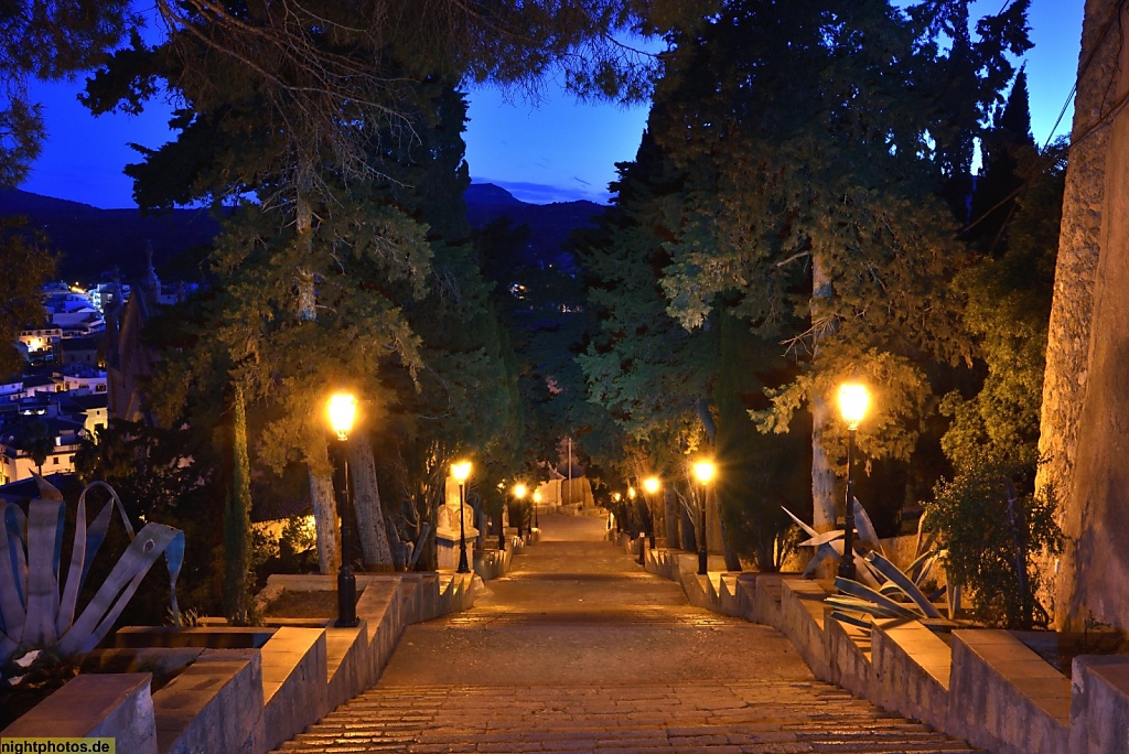 Mallorca Artà Almudaina d'Artà Zugang über Kalvarienbergit Treppe