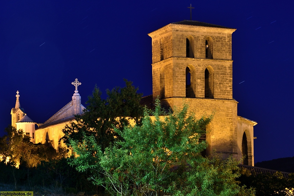 Mallorca Artà Pfarrkirche der Verklärung des Herrn Transfiguració del Senyor (Westseite)