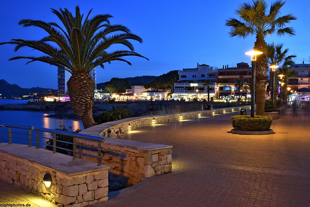 Mallorca Cala Ratjada Hafenpromenade