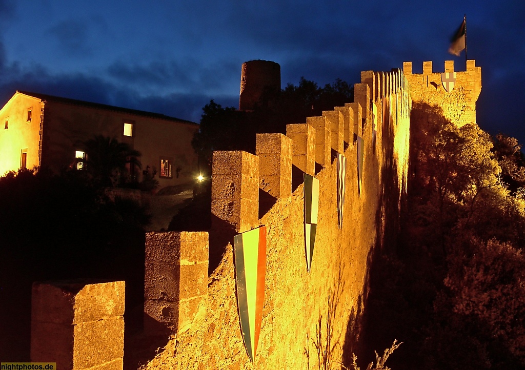 Mallorca Capdepera Castell de Capdepera erbaut im 14 Jhdt