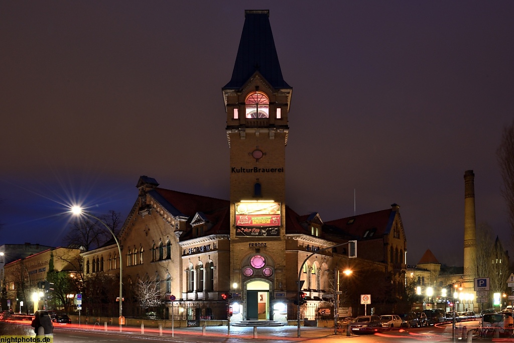 Berlin Prenzlauer Berg Frannz Club in der Kulturbrauerei