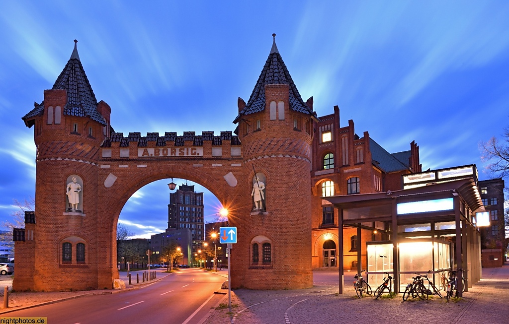 Berlin Tegel Borsigtor ehemaliges Tor zum Borsigwerk erbaut 1898-1899