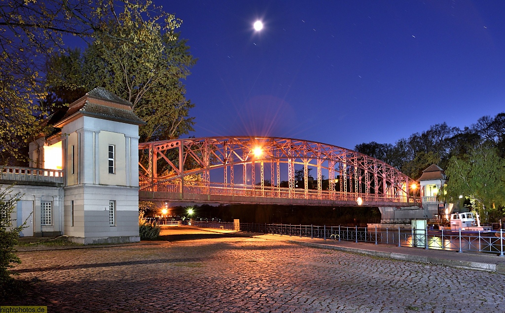Berlin Tegel Sechserbrücke Tegeler Hafenbrücke erbaut 1908
