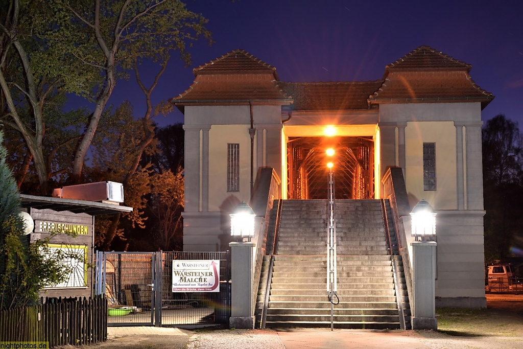 Berlin Tegel Sechserbrücke Tegeler Hafenbrücke erbaut 1908