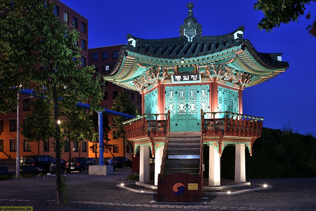 Berlin Mitte Tiergarten Koreanischer Pavillon der Einheit. Ehemaliger Temporärer Standort am Potsdamer Platz