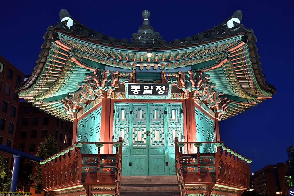 Berlin Mitte Tiergarten Koreanischer Pavillon der Einheit. Ehemaliger Temporärer Standort am Potsdamer Platz