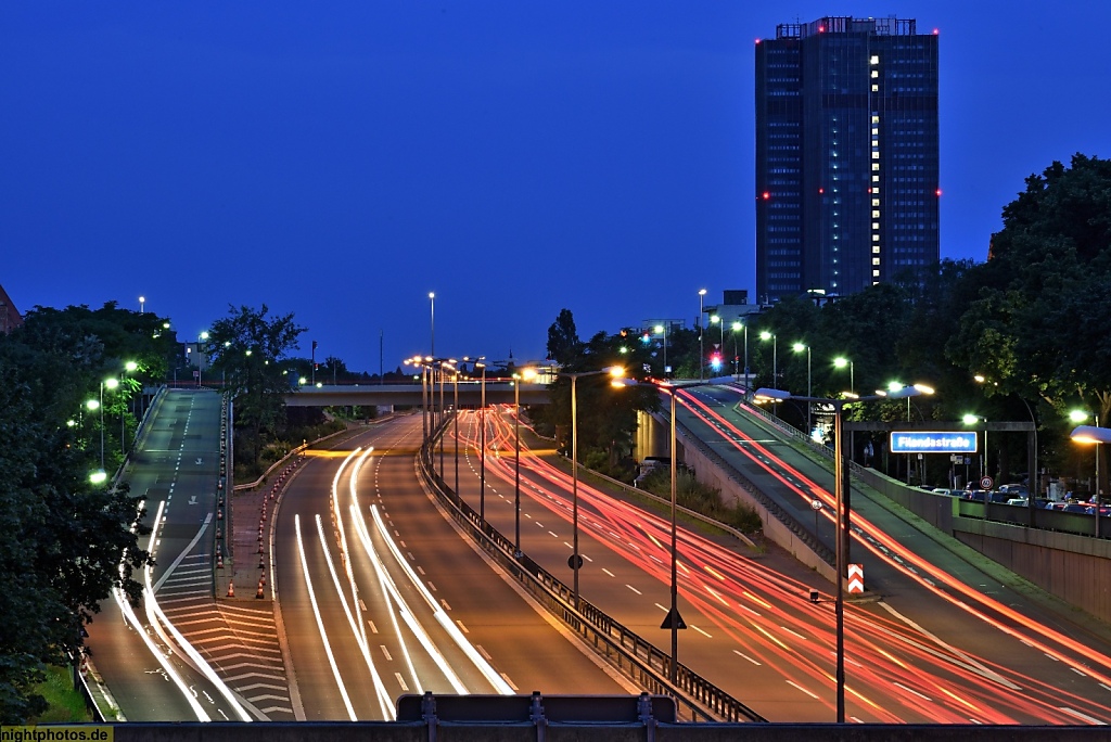 Berlin Steglitz Stadtautobahn Westtangente A103 vor Steglitzer Kreisel