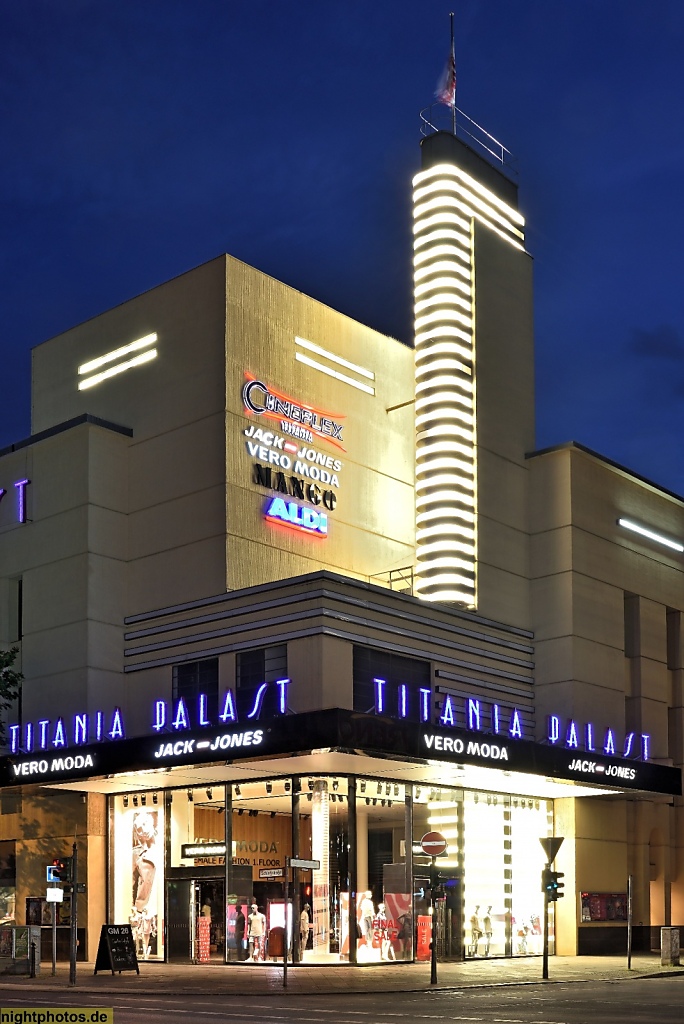 Berlin Steglitz Titania-Palast erbaut 1927-1928 von Architekten Schöffler Schlönbach und Jacobi