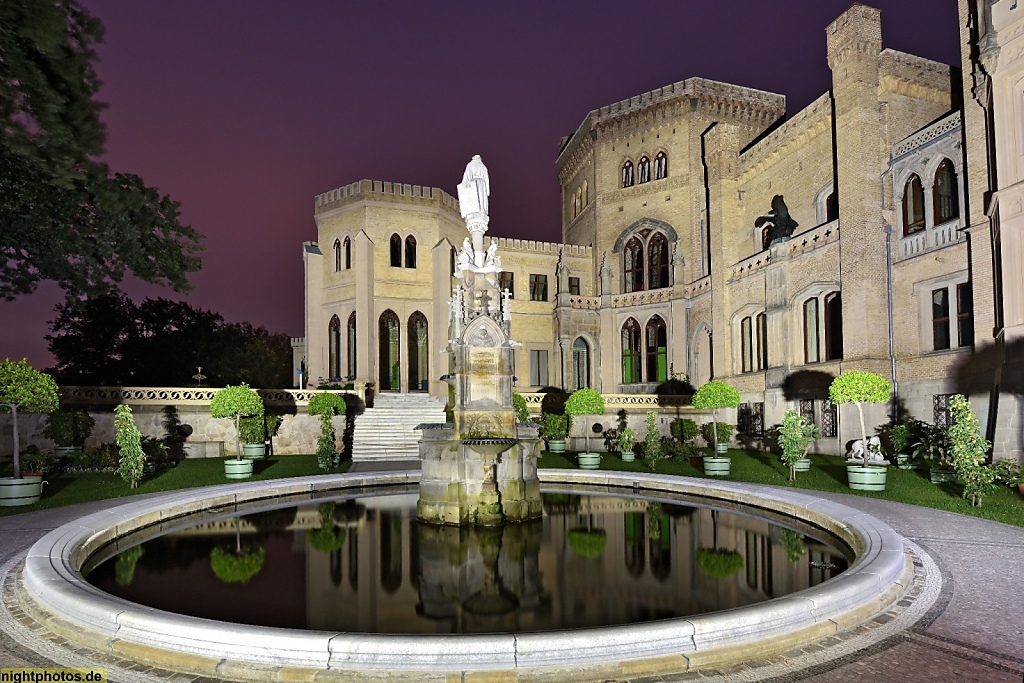 Babelsberg Schloss erbaut 1849 Westseite