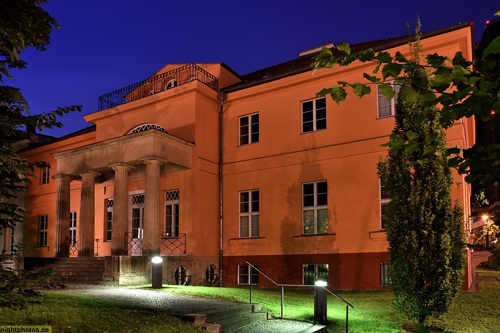 Berlin Steglitz Beyme-Schlösschen alias Wrangelschlösschen. Erbaut 1801-1804 als Gutshaus Steglitz von David Gilly und Heinrich Gentz