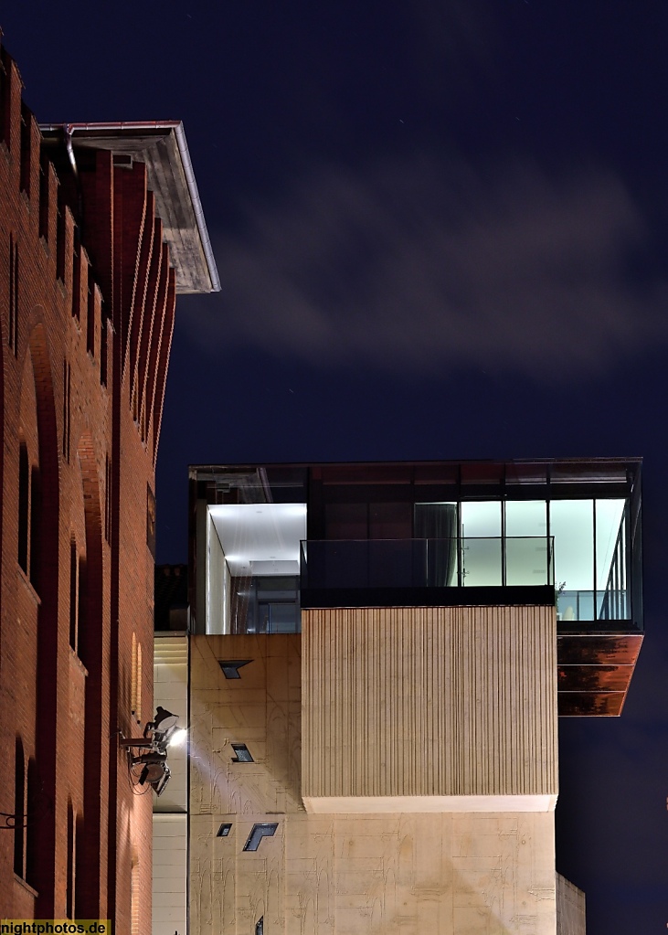 Berlin Prenzlauer Berg. Museum für Architekturzeichnung. Erbaut 2013 von Speech Tchoban und Kuznetsov für Tchoban Foundation. Christinenstrasse 18-19