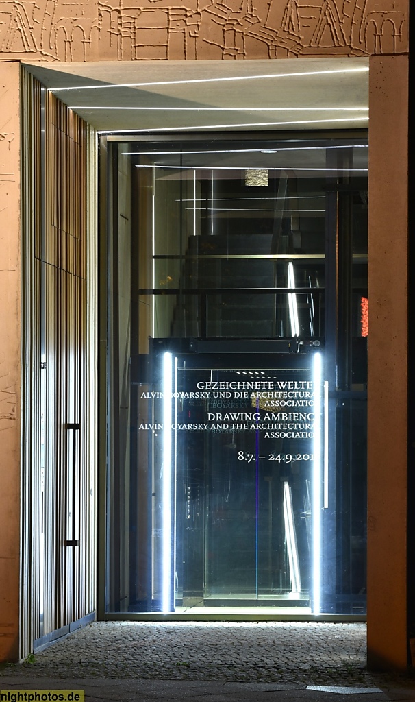 Berlin Prenzlauer Berg. Museum für Architekturzeichnung. Erbaut 2013 von Speech Tchoban und Kuznetsov für Tchoban Foundation