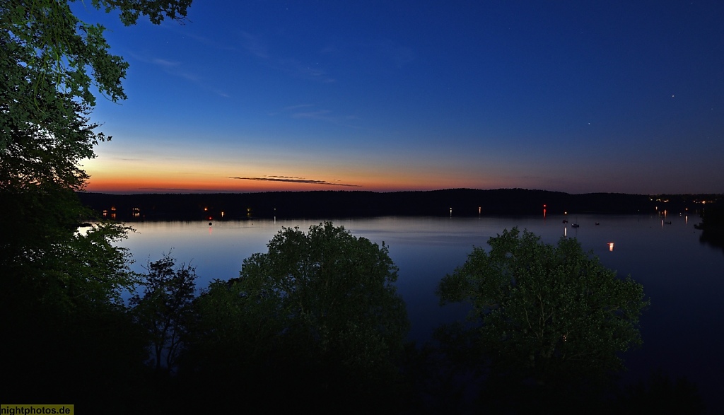 Berlin Wannsee Havelblick vom Blockhaus Nikolskoe