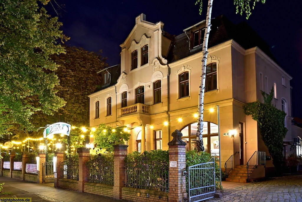 Berlin Dahlem. Restaurant Luise. Königin-Luise-Strasse 40. Erbaut ca. um 1900. Überformt. Königin-Luise-Strasse 40