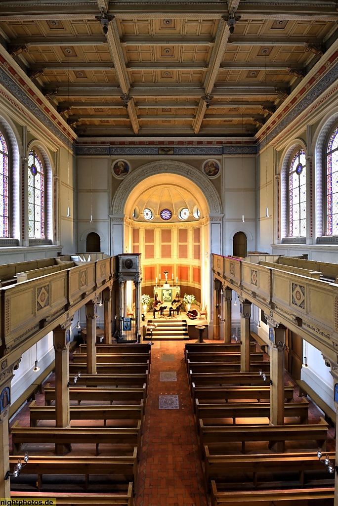 Berlin Wannsee Kirche St Peter und Paul erbaut 1837 in Nikolskoe