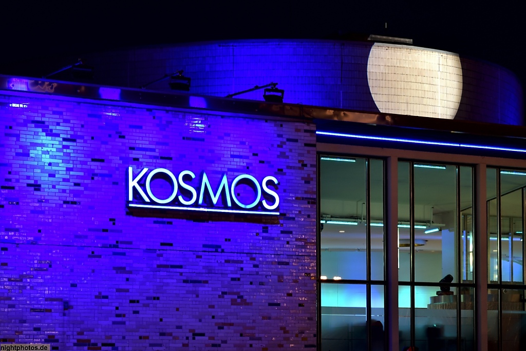 Berlin Friedrichshain ehemaliges Kosmos Kino als Veranstaltungsort in der Karl-Marx-Allee