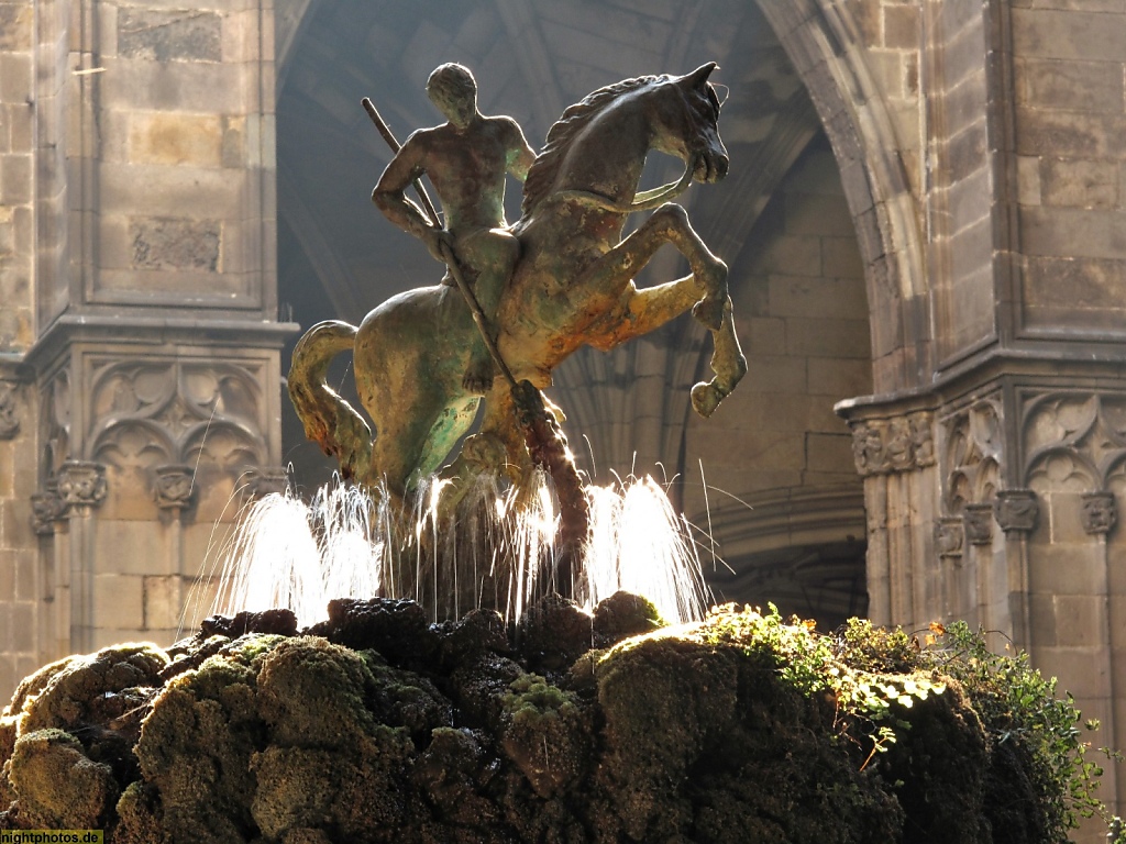 Barcelona Kathedrale La Catedral de la Santa Creu i Santa Eulàlia erbaut 1298-1448