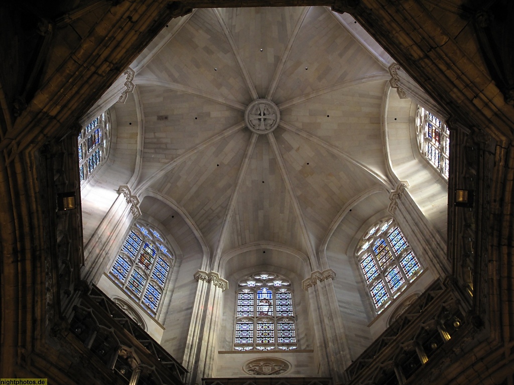 Barcelona Kathedrale La Catedral de la Santa Creu i Santa Eulàlia erbaut 1298-1448