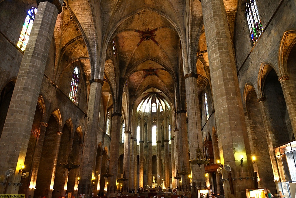 Barcelona Kathedrale La Catedral de la Santa Creu i Santa Eulàlia erbaut 1298-1448