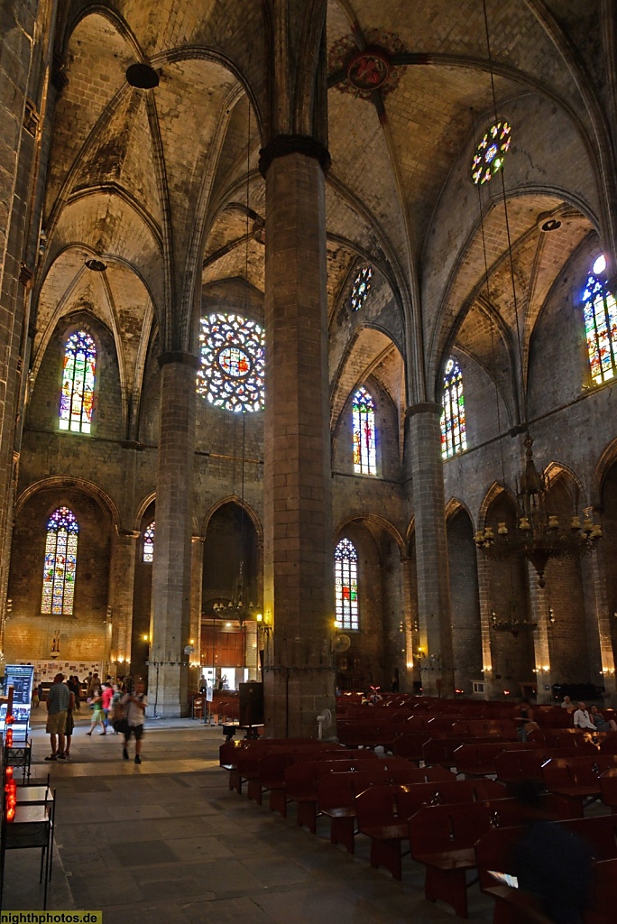 Barcelona Kathedrale La Catedral de la Santa Creu i Santa Eulàlia erbaut 1298-1448