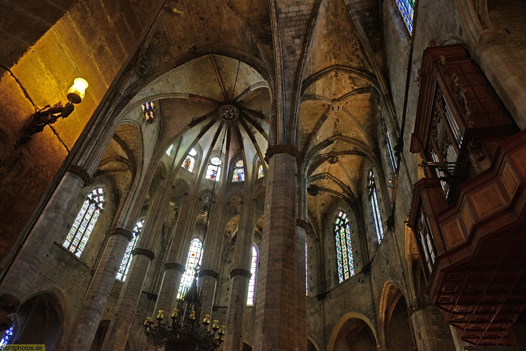 Barcelona Kathedrale La Catedral de la Santa Creu i Santa Eulàlia erbaut 1298-1448