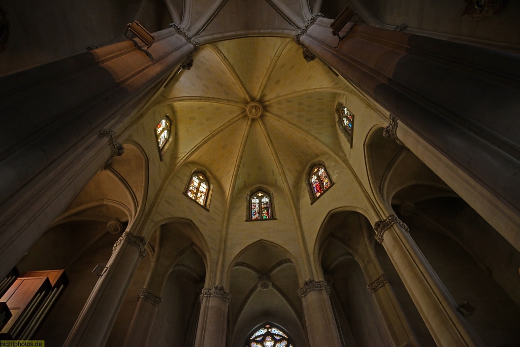 Barcelona Tibidabo Votivkirche El Sagrat Cor im neugotischen Stil erbaut 1902 von Enric Sagnier