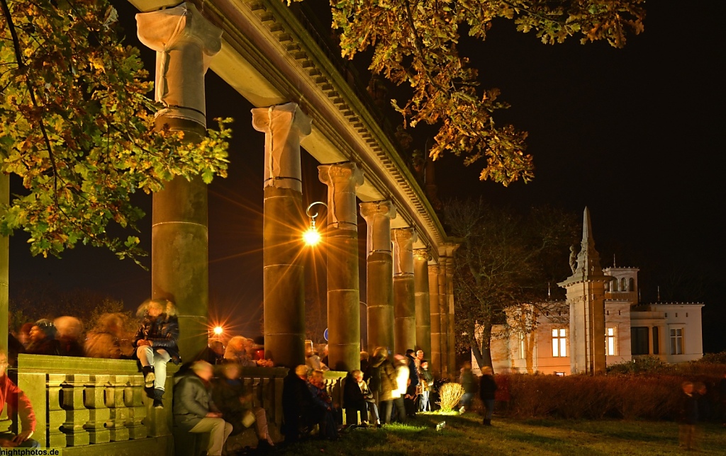 Potsdam Kolonnaden der Glienicker Brücke erbaut 1907 von Eduard Fürstenau