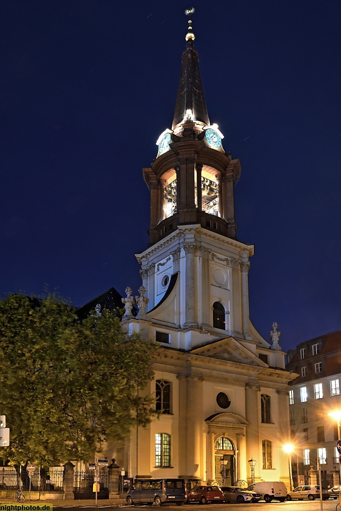 Berlin Mitte Parochialkirche erbaut 1695-1705 von Johann Arnold Nering