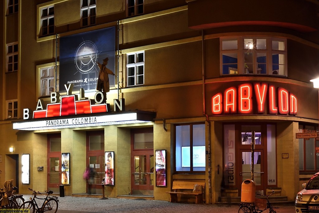 Berlin Mitte Kino Babylon erbaut 1927-1929 von Architekt Hans Poelzig. Festspielstätte