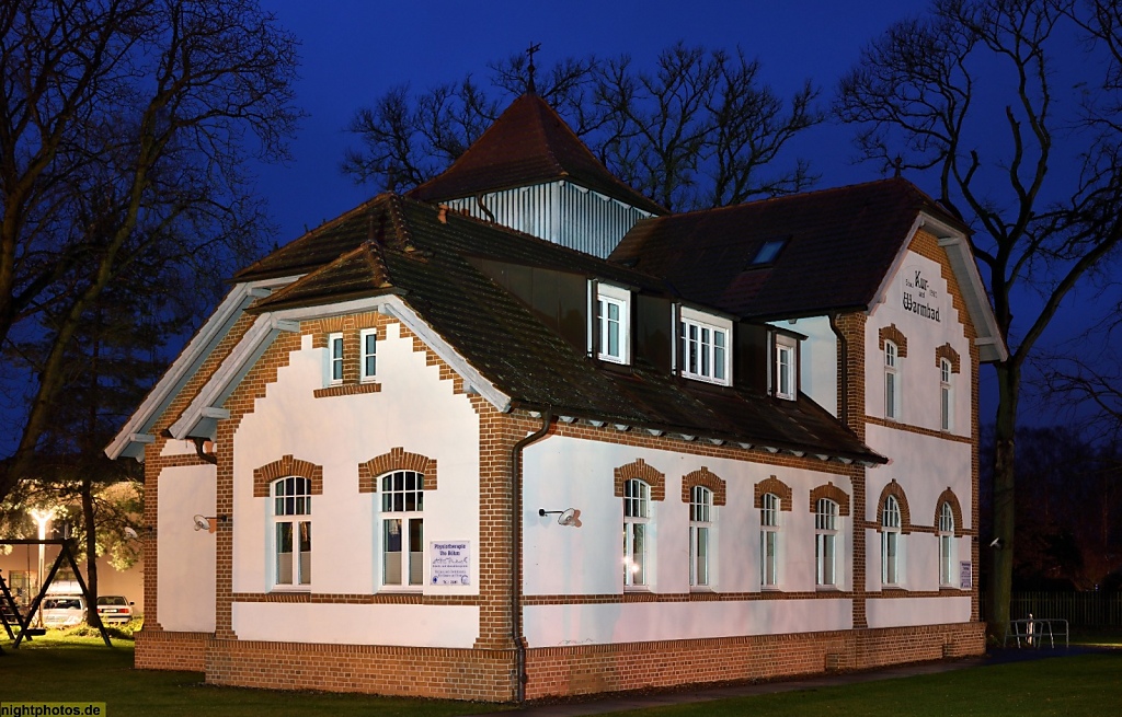 Rheinsberg Kurbad und Warmbad erbaut 1907 heute Physiotherapie