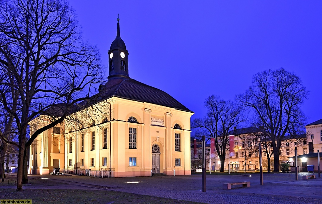 Neuruppin Pfarrkirche Sankt Marien erbaut 1801-1806 von François Philipp Berson und Carl Ludwig Engel heute Kultur- und Kongresszentrum