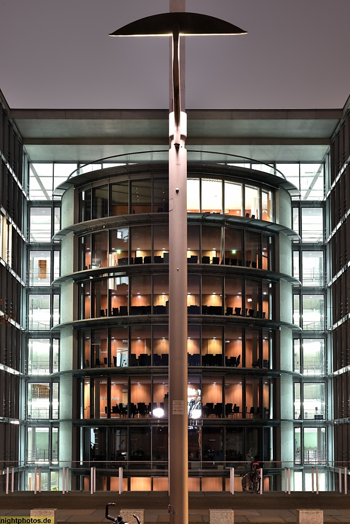 Berlin Tiergarten Regierungsviertel Paul-Löbe-Haus erbaut 2001 Konferenzräume