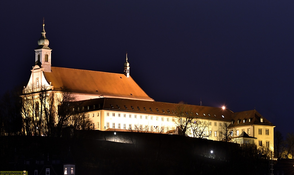 Fulda Kloster Frauenberg Kirche unserer lieben Frau. Neubau errichtet 1763.